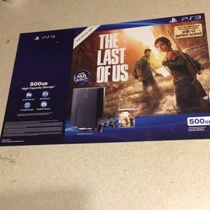 The last of us PS3 promo box No console